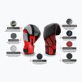 DBX BUSHIDO "Hammer - Rot" Muay Thai Boxhandschuhe schwarz/rot 14
