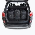 Gepäckträgertaschen-Set KJUST Fiat 500L 2012+ 3 Stk black 14