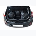 Gepäckträgertaschen-Set KJUST Hyundai I30 Hatchback 2012-2016 4 Stk black 12