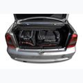 Gepäckträgertaschen-Set KJUST Opel Astra Cabrio 2001-2006 4 Stk. Schwarz 12