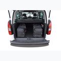 Gepäckträgertaschen-Set KJUST Peugeot Paartner 2008-2019 4 Stk. Schwarz 15