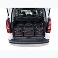 Gepäckträgertaschen-Set KJUST Peugeot Paartner 2008-2019 6 Stk. Schwarz 11