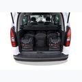 Gepäckträgertaschen-Set KJUST Peugeot Paartner 2008-2019 6 Stk. Schwarz 12