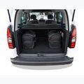 Gepäckträgertaschen-Set KJUST Peugeot Paartner 2008-2019 6 Stk. Schwarz 15