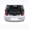 Gepäckträgertaschen-Set KJUST Volkswagen Up! 2011-2023 3 Stk. Schwarz 10