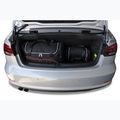 KJUST Audi A3 Cabrio 2014-2016 Gepäckraumtaschen Set 4 Stück schwarz 15