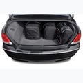 KJUST BMW 7er Kofferraumtaschen Set 2001-2008 5 Stück schwarz 19