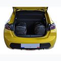 Gepäckträgertaschen-Set KJUST Peugeot 208 Hatchback 2019+ 3 Stk. Schwarz 11