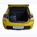 Gepäckträgertaschen-Set KJUST Peugeot 208 Hatchback 2019+ 3 Stk. Schwarz 12