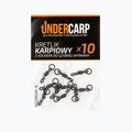 UNDERCARP Karpfenwirbel mit Schnellwechselring schwarz UC53