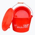 MatchPro Angeln Eimer mit Schale und Deckel rot 910943