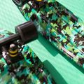 Fish Skateboards Print Camo grün FS-FB-CAM-BLA-BLA Skateboard 11