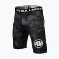 Kompressionsshorts für Männer Pitbull West Coast Shorts Dillard grey camo
