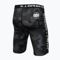 Kompressionsshorts für Männer Pitbull West Coast Shorts Dillard grey camo 2