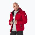 Herren Pitbull West Coast Gepolsterte Kapuzen Seacoast Winterjacke rot