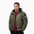Herrenjacke Pitbull Sherpa Hooded Bomber olive