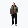 Herrenjacke Pitbull Sherpa Hooded Bomber olive 2