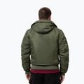 Herrenjacke Pitbull Sherpa Hooded Bomber olive 3