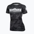 Damen-Rashguard Pitbull West Coast Rash T-S All black camo
