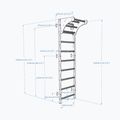 BenchK Gymnastikleiter schwarz BK-711B 11
