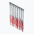 Fischer 10×80 Dübel mit Schrauben 8 Stück für BenchK-Leitern silber BK-KM8