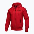 Herren Pitbull West Coast Athletic Nylonjacke mit Kapuze rot 6