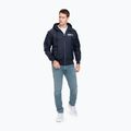 Herren Pitbull West Coast Athletic Kapuzen-Nylonjacke dunkel navy 2