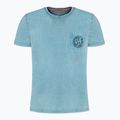 Herren-T-Shirt Pitbull West Coast T-Shirt Circle Dog light blue