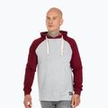 Sweatshirt für Männer Pitbull West Coast Hooded Small Logo grey/burgundy