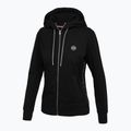 Damen-Sweatshirt Pitbull West Coast Hooded Zip French Terry black