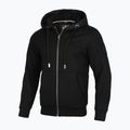 Herren Pitbull West Coast Zip Sherpa 2 Ruffin Kapuzensweatshirt schwarz