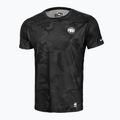 Herren-T-Shirt Pitbull West Coast Performance Mesh Net Camo All Black Camo black camo
