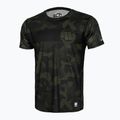 Herren-T-Shirt Pitbull West Coast Performance Dillard Casino black/olive