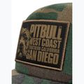 Herren Pitbull West Coast Mesh Snapback Kappe,,Blood Dog" Camo Trucker Holz/Schwarz 4