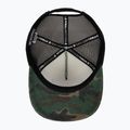 Herren Pitbull West Coast Mesh Snapback Kappe,,Blood Dog" Camo Trucker Holz/Schwarz 7