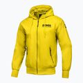 Herren Pitbull West Coast Athletic Nylonjacke mit Kapuze gelb