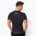 Rashguard für Männer Pitbull West Coast Rash T-S Orange Dog black 3