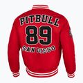 Herren-Jacke Pitbull West Coast Silverwing Padded Varsity red 3