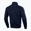 Herren Pitbull West Coast Trainingsjacke Tape Logo Terry Gruppe dunkel navy 5