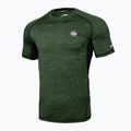 Rashguard für Männer Pitbull West Coast Performance Small Logo olive 6