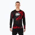 Trainings Longsleeve Herren Pitbull Mesh Performance Pro Plus Blood Dog II black