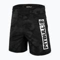 Grappling-Shorts für Männer Pitbull West Coast Grappling 3 Net Camo Hilltop 2 black