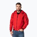 Herren Pitbull West Coast Overpark Kapuzenjacke rot