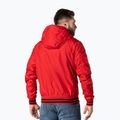 Herren Pitbull West Coast Overpark Kapuzenjacke rot 2