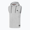 Men's Pitbull Hilltop Hooded Sleeveless Tank Top grau/melange