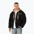 Herren Pitbull Seabridge Varsity Winterjacke schwarz