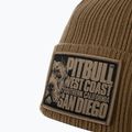 Wintermütze Herren Pitbull Beanie Silvas Blood Dog coyote brown 3