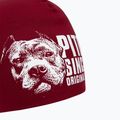 Herren Pitbull Beanie Blood Dog burgunderfarbene Wintermütze 3