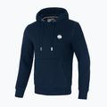 Herren Pitbull West Coast Small Logo Kapuzenpulli dunkel marineblau