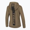 Damen Pitbull West Coast Zip Hilltop Sweatshirt mit Kapuze coyote braun 2